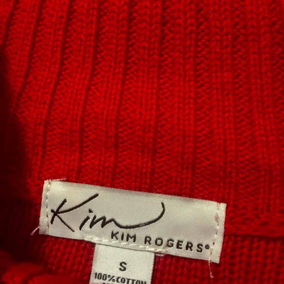 🔥 DEAL Beautiful Detailed Kim Rogers Sweater. Can be worn off one shoulder. Cow… - Picture 2 of 6